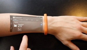 Смарт-браслет Cicret превратит руку пользователя в экран смартфона.
