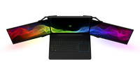 Razer представила игровой ноутбук с 3 экранами.