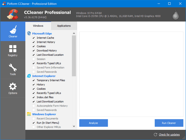 CCleaner 5.35.6210 Free / Professional / Business / Technician Edition