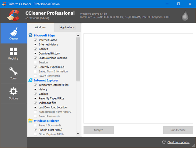 CCleaner 5.37.6309 Free / Professional / Business / Technician Edition